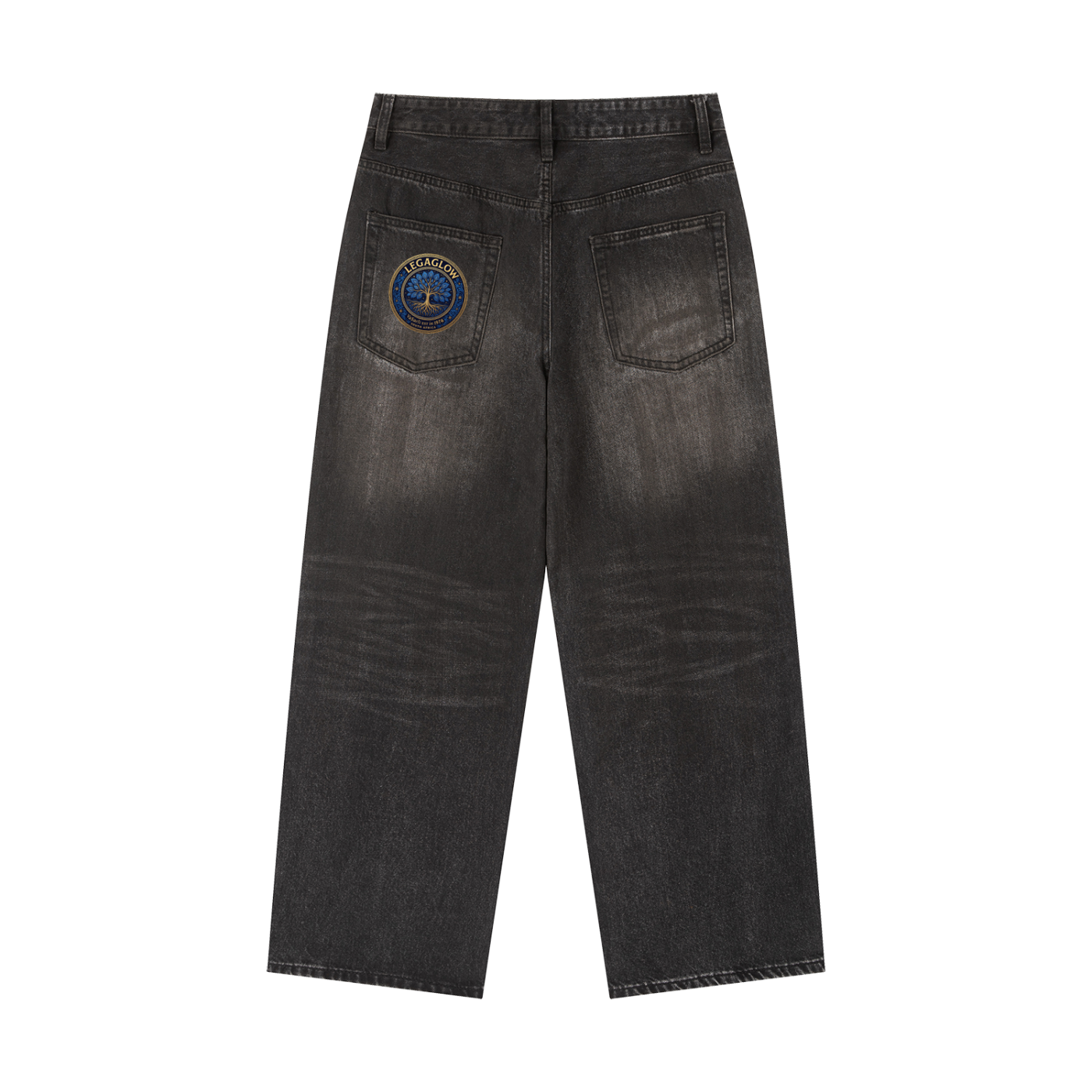 Vintage Wash Heavyweight Denim Jeans
